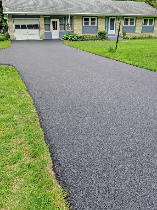 Fresh Asphalt Driveway